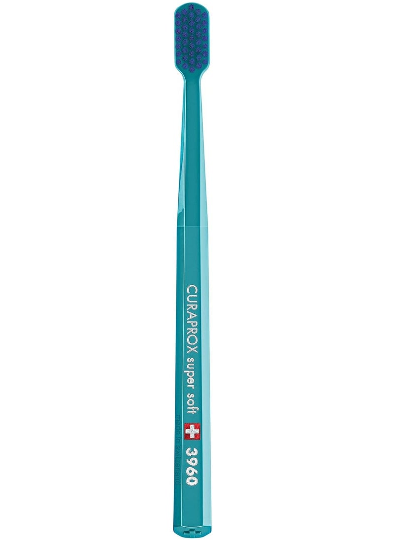 CURAPROX فرشاة أسنان CS 3960 فائقة النعومة - فرشاة أسنان فائقة النعومة للبالغين مع شعيرات 3960 CUREN® - فرشاة أسنان يدوية من Curaprox متعددة الألوان  - Image 1