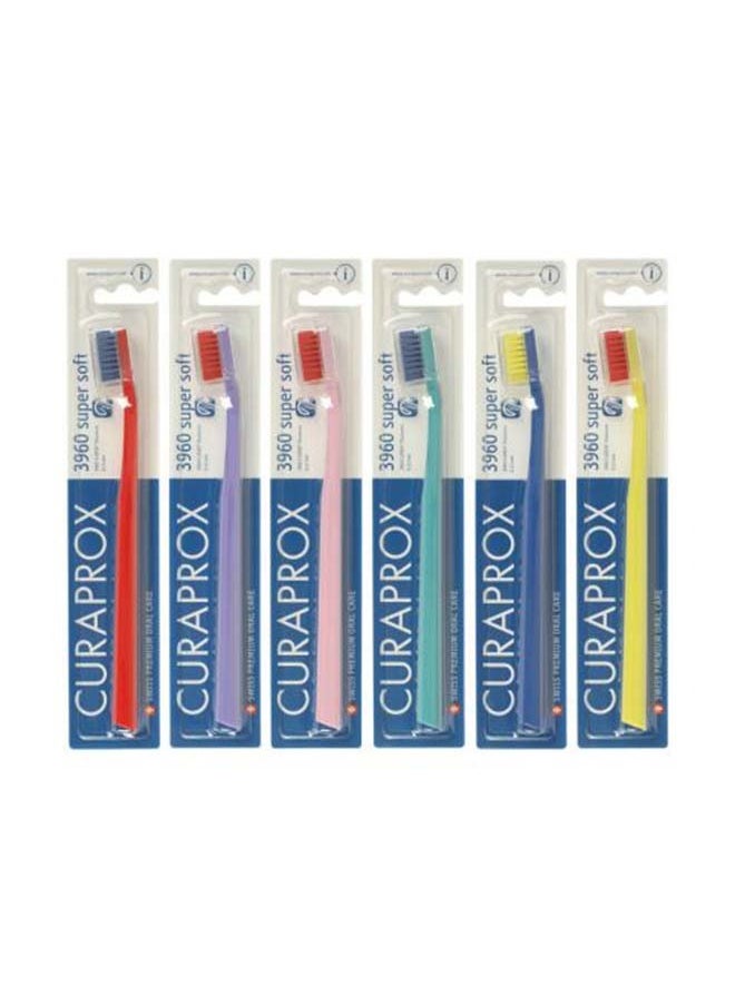 CURAPROX فرشاة أسنان CS 3960 فائقة النعومة - فرشاة أسنان فائقة النعومة للبالغين مع شعيرات 3960 CUREN® - فرشاة أسنان يدوية من Curaprox متعددة الألوان  - Image 3