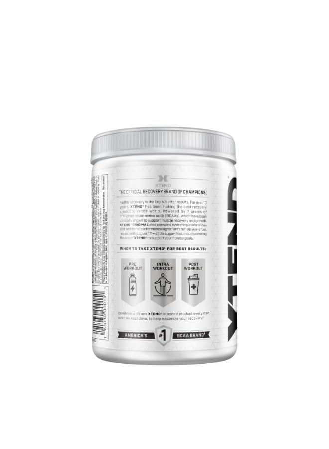 Xtend Original BCAA 7g – Blue Raspberry Ice | Intra Workout & Post Workout Recovery with Electrolytes – 30 Servings - Image 2
