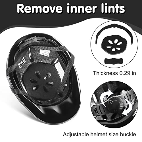 Xiaozxwlhq Adjustable Horse Riding Kids Helmet Equestrian for 2 to 6 Years Old, S Size and Head Size 48 to 54cm (Black) - Image 2