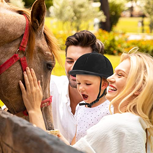 Xiaozxwlhq Adjustable Horse Riding Kids Helmet Equestrian for 2 to 6 Years Old, S Size and Head Size 48 to 54cm (Black) - Image 5