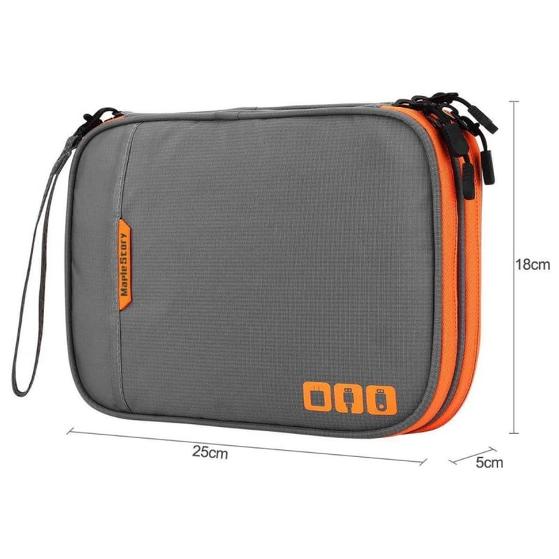 oddpod ™ Portable Electronic Accessories Travel case/Multi-function Digital Accessories Storage Organizer for iPad,Cables,Power,USB Flash Drive, Charger and more (Medium) - Image 3