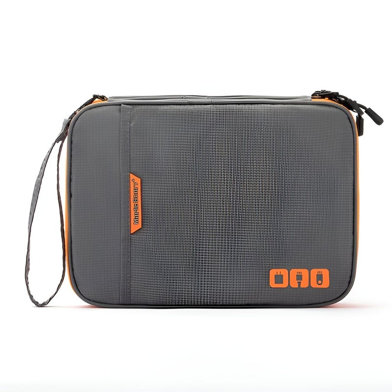 oddpod ™ Portable Electronic Accessories Travel case/Multi-function Digital Accessories Storage Organizer for iPad,Cables,Power,USB Flash Drive, Charger and more (Medium) - Image 1