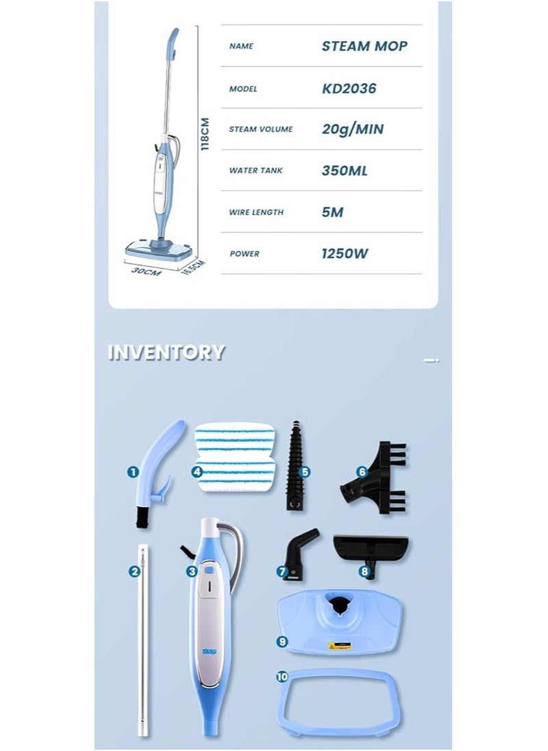 Steam Mop 1250W KD2036 - pzsku/Z689FE537BD4634464B92Z/45/_/1716495927/5195f671-3575-4560-827b-6529bf9fcf3d