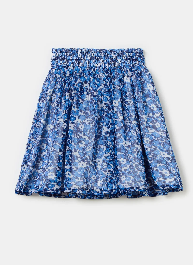 او في اس Skirt with floral pattern