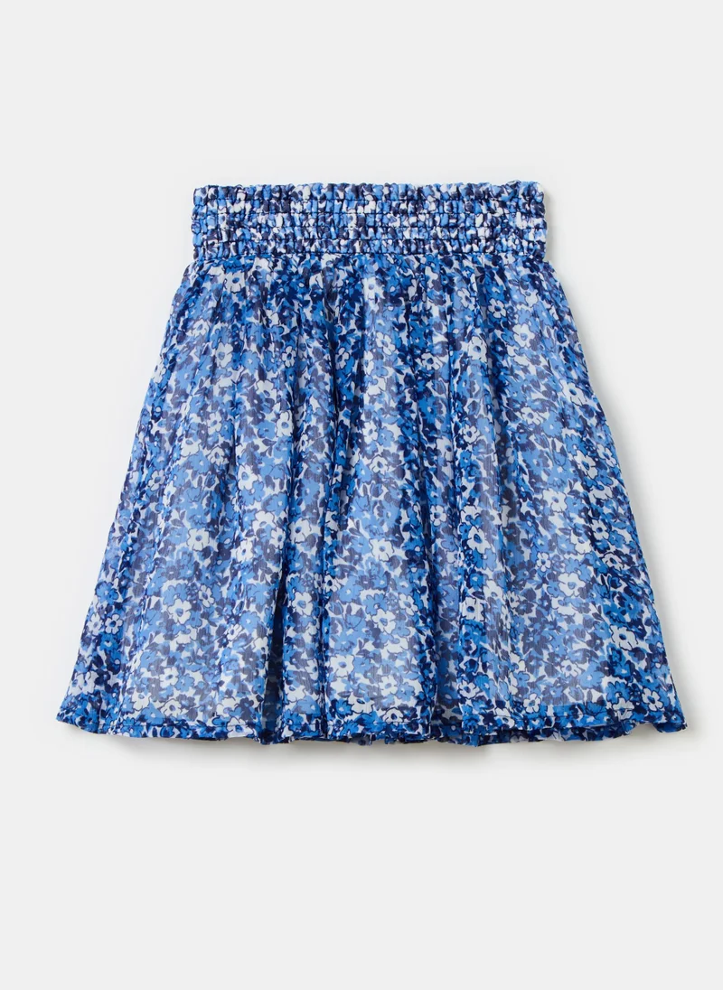 او في اس Skirt with floral pattern