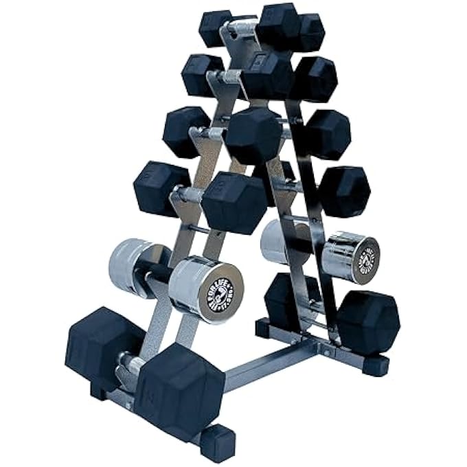 Pro-toner Dumbbell Rack For 6 Pairs For Home Gym Fitness - Image 1