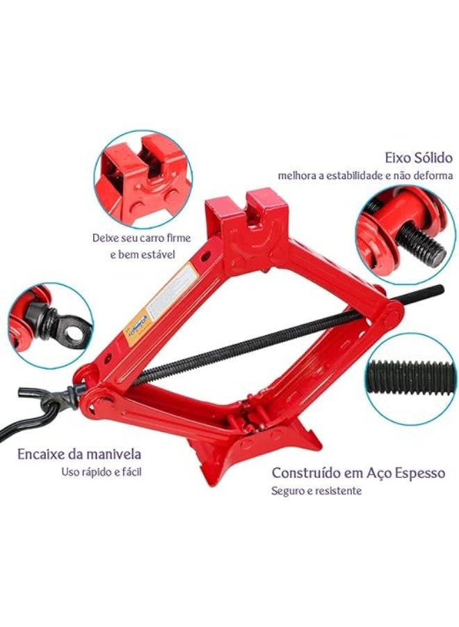 2 Ton Hydraulic Accordion Jack – Universal for Cars, Home Use - Image 2