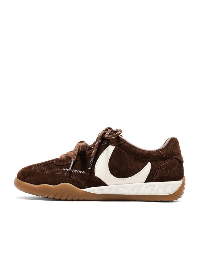 Senda a Women's Spring Autumn Training Shoes Moon Tooth Outdoor Sports Casual Sneakers 4nrd7am6 Brown Size 37 - Image 5