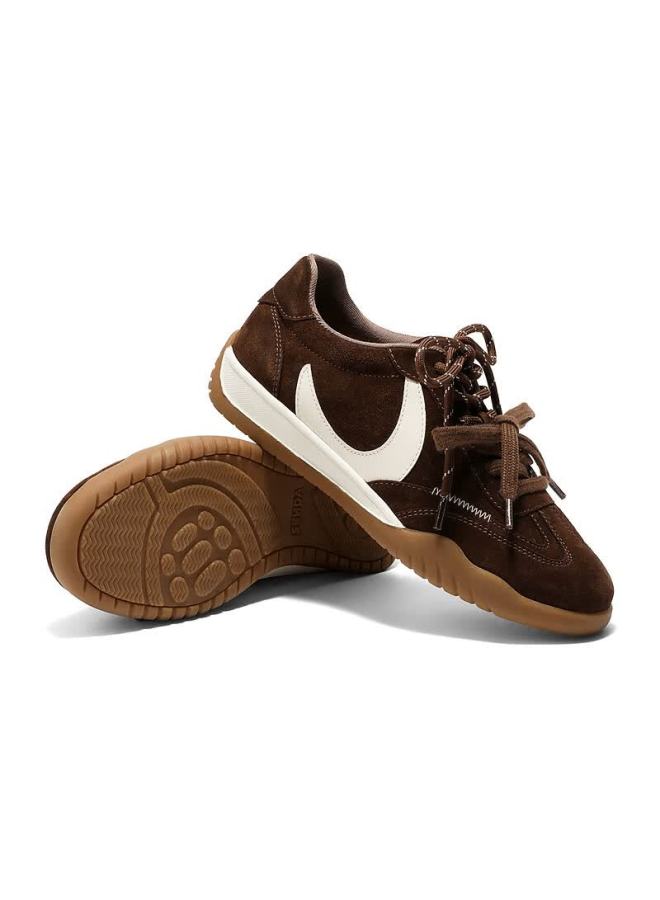 Senda a Women's Spring Autumn Training Shoes Moon Tooth Outdoor Sports Casual Sneakers 4nrd7am6 Brown Size 37 - Image 4