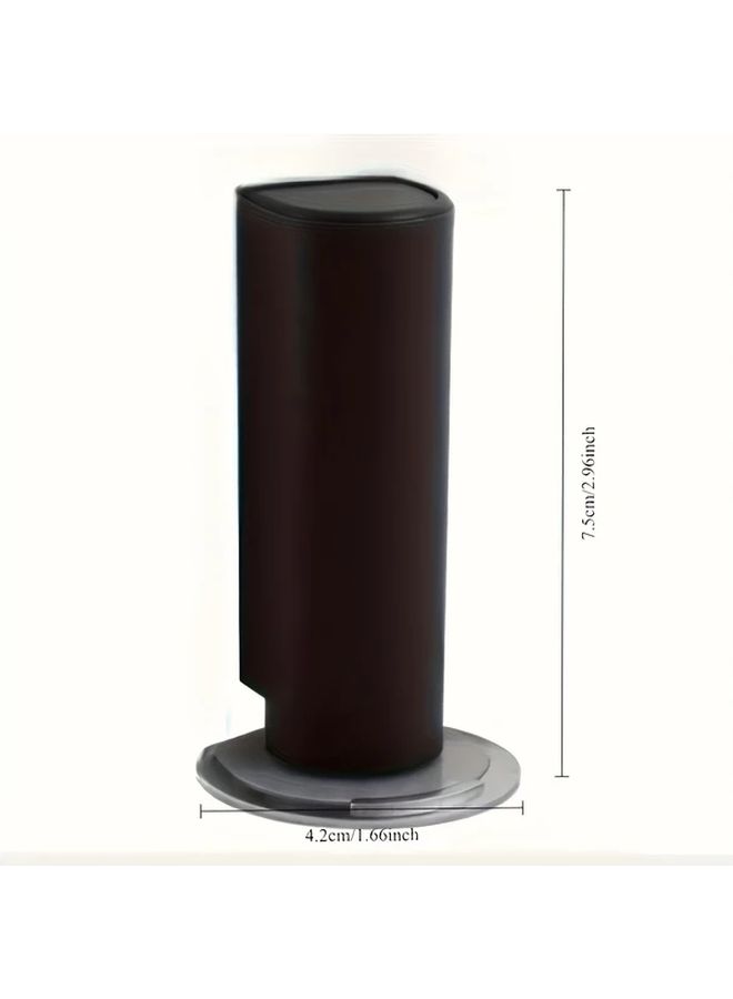 Black Retractable Mesh Door Stopper Windproof Magnetic Base For Narrow Doors - Image 2