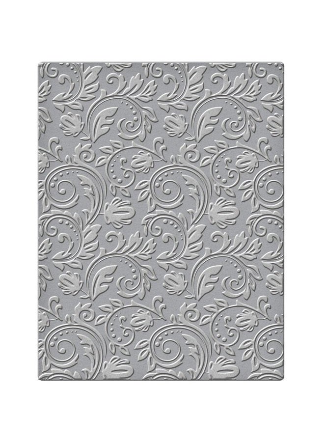 Embossing Folder Small Floral, Other, Multicoloured, 0.5 x 12.7 x 15.24 cm
