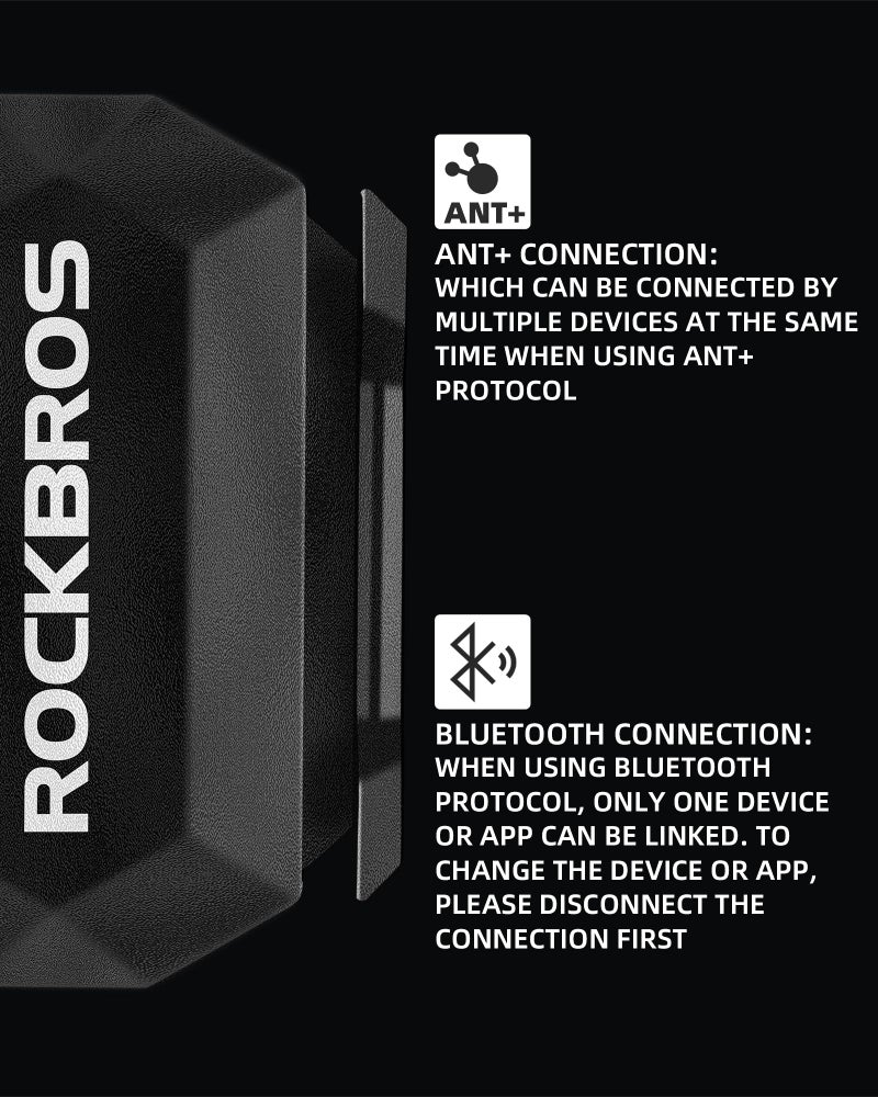 ROCKBROS Bike Computer Wireless Cycling Computers Bike Speedometer Odometer Bicycle Computer with Speed Cadence Sensor for Riding Cycling Waterproof 2.9inch LCD Screen - Image 5