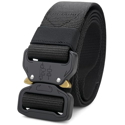 TRAVALATE Nylon Belt for Men and Women | Military Style Heavy Duty Work Belt with Metal Buckle | Fit Sizes up to 40 Inches - Image 1