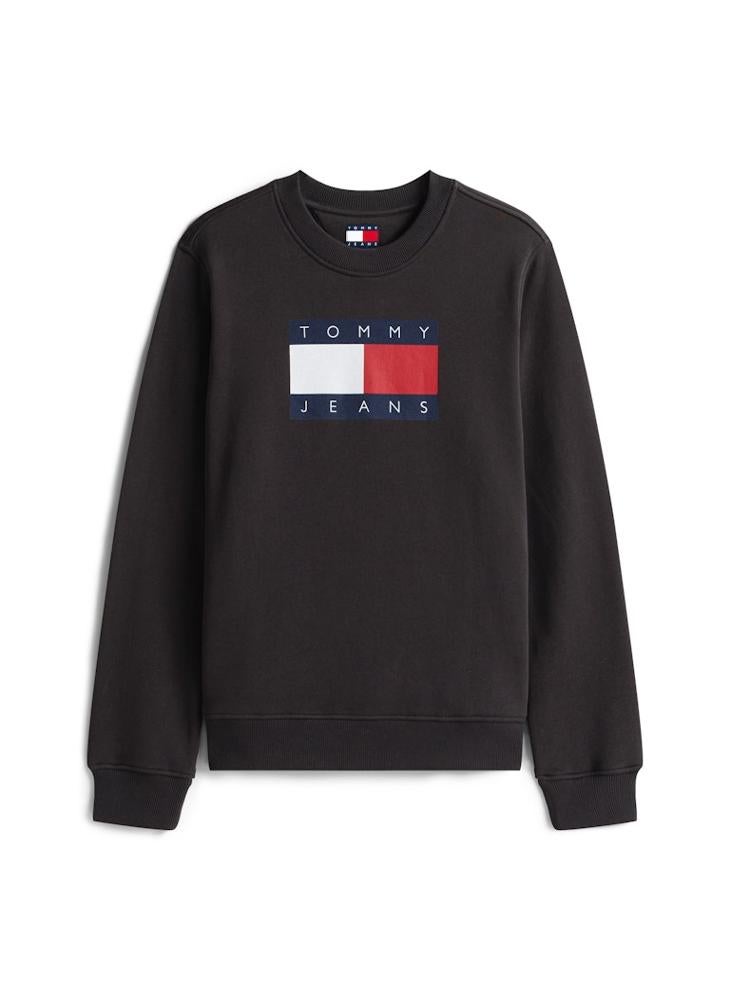 TOMMY JEANS Logo Crew Neck Sweatshirt - Image 5