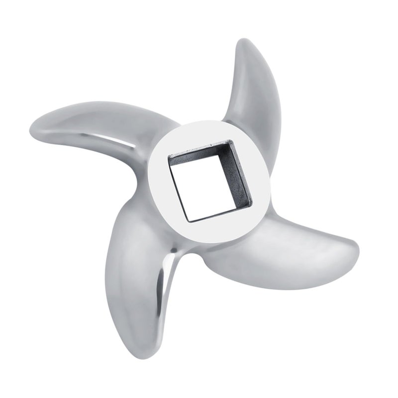 Garosa شفرة مطحنة اللحم، شفرات مفرمة حادة على شكل صليب من الفولاذ المقاوم للصدأ بديل لمطاحن اللحم (22#) - Image 2