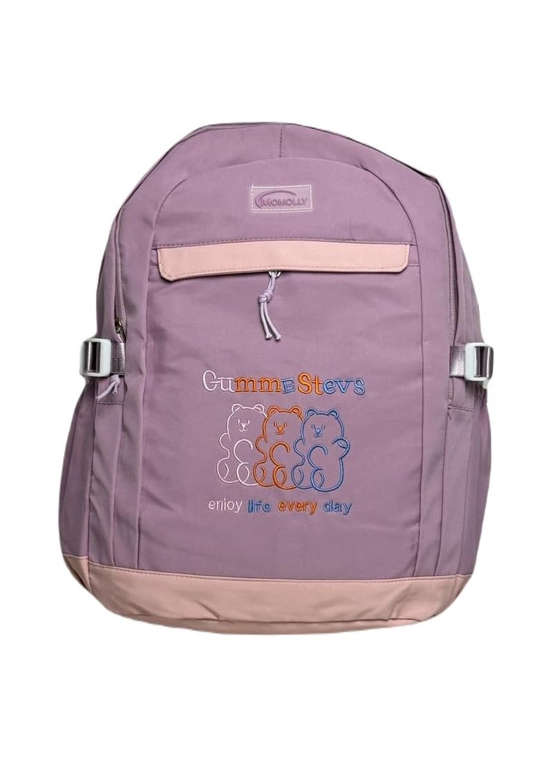 QSHOP Premium Quality School Backpack Laptop Backpack Waterproof Backpack with Plush Pendant Accessories for Teenagers Students Women (42 * 30 * 13cm)  - Image 2