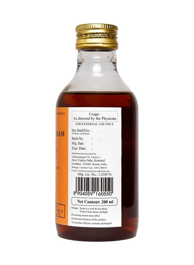 Kottakkal ayurveda® Dhanvantaram Tailam - 200 ml, Enriched With Goodness of Herbal Ingredients - Image 3