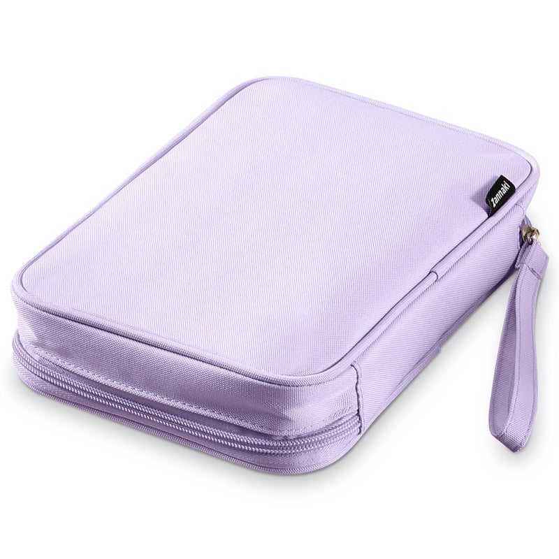 Zannaki Big Capacity Storage Pouch Marker Pen Pencil Case Simple Stationery Bag Box Art Tool Sketch Storage Boxes for Bullet Journal Middle High School Office College Student Girl Women Adult Teen - Image 3