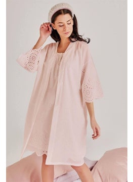 Magic Form 46108 Pregnant Postpartum Single Robe-Powder  - Image 1