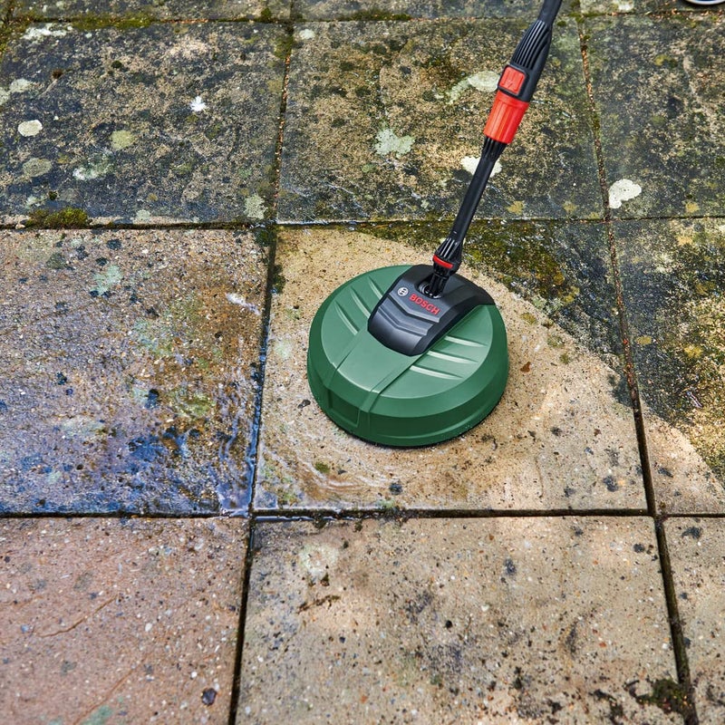BOSCH منظف الفناء أكوا سيرف 250، قطر التنظيف 250 مم، رأس تنظيف متحرك، تحكم في رش الماء بواسطة فرشاة | أقصى ضغط 140 بار | ملحق لغسالات الضغط أكواتاك | 0.68 كجم - Image 5