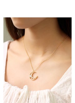 Gold Moon Necklace