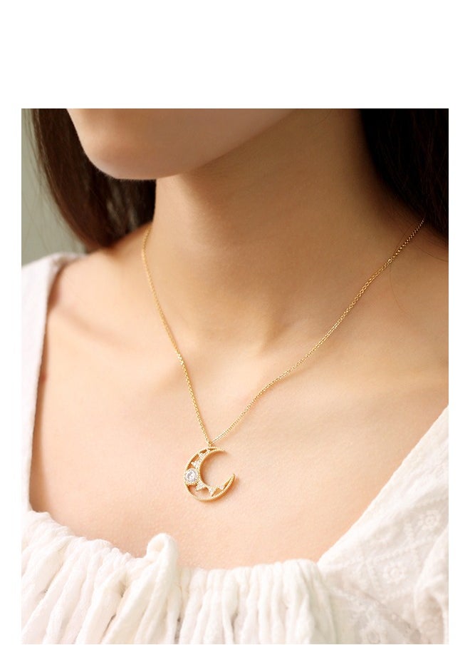 MONACO - APM MONACO Moon Necklace - Image 1