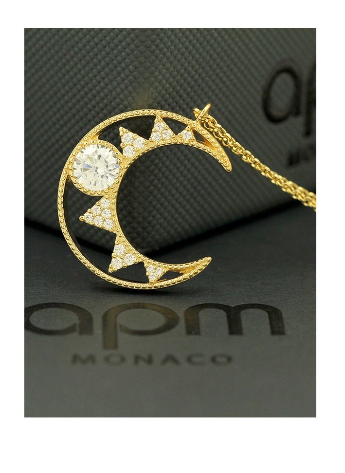 MONACO - APM MONACO Moon Necklace - Image 1