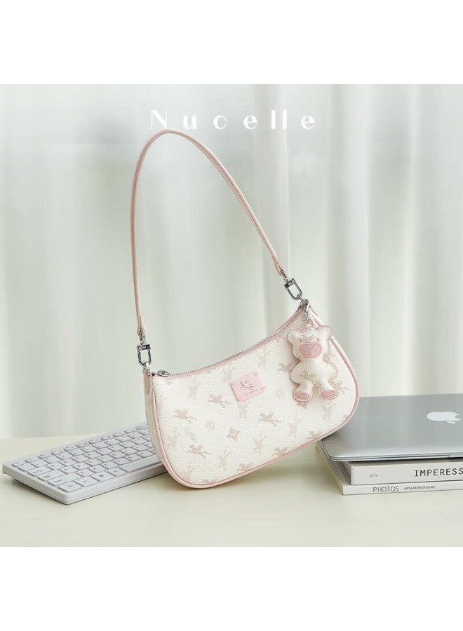 Nucelle Shen Yue Same Style Pegasus Underarm Bag For Women, Work Commute Handheld Shoulder Crescent Crossbody Bag Birthday Gift - Image 5
