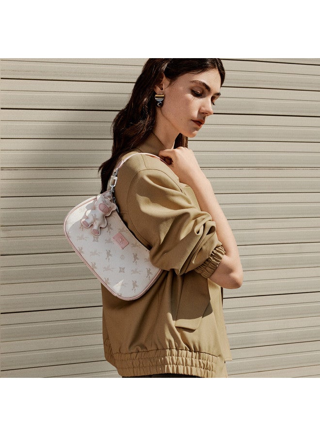 Nucelle Shen Yue Same Style Pegasus Underarm Bag For Women, Work Commute Handheld Shoulder Crescent Crossbody Bag Birthday Gift - Image 3