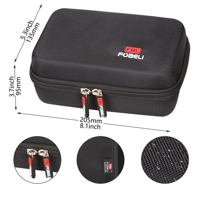 FBLFOBELI Fabric Shaver Storage Case Compatible with Electrolux/iRUNTEK/BEAUTURAL Rechargeable Fabric Shaver, Travel Carrying Case for Most of Rechargeable Lint Remover Set - Image 5