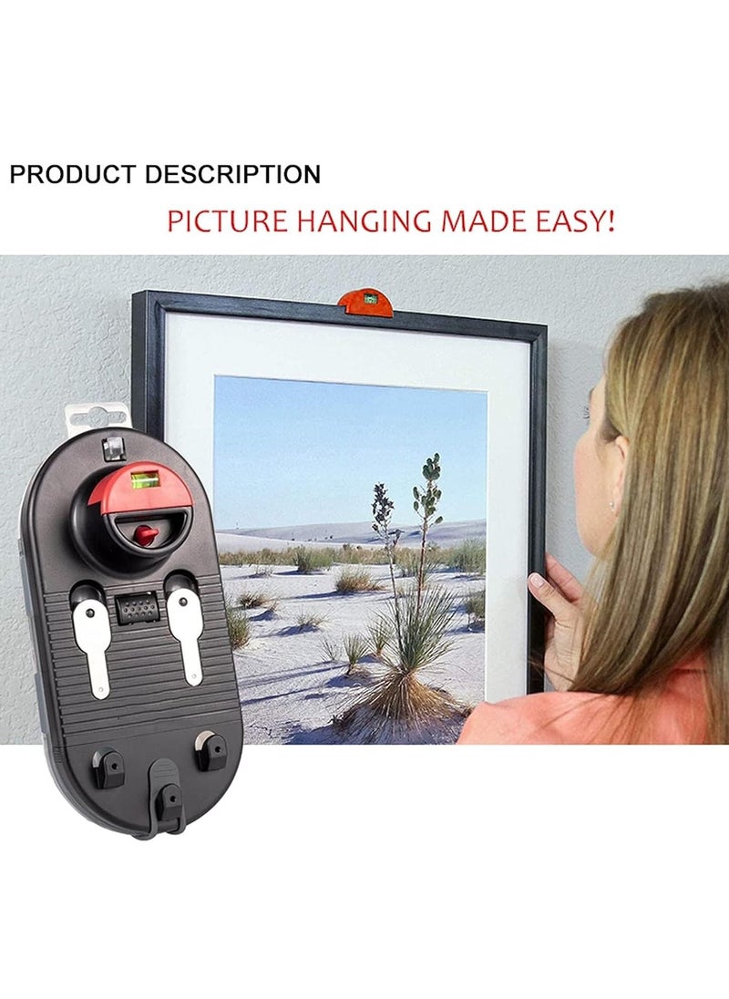 Picture Hanging Tool Kit, Extendable Hanging Kit with 85 Pieces Exclusive Hardware, for Photo Frames, Artwork, Calendar, Clocks, Mirrors and Wall Decoration