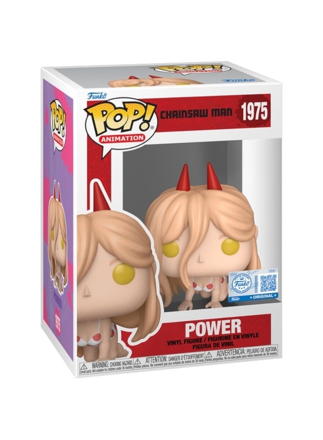 Funko Pop! Animation Chainsaw Man Power (Beach Outfit) Vinyl Figure (8.4 Cm) - Image 1
