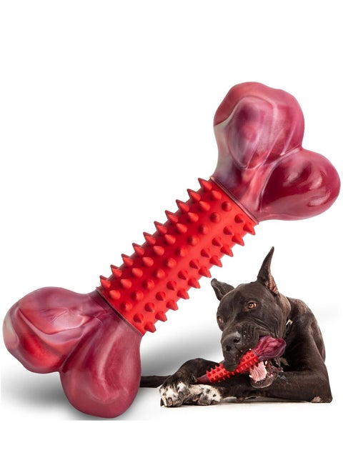 Tough Dog Toys for Aggressive Chewers Large Breed, Chew Toys, Durable Bones Made with Nylon and Rubber, Big Indestructible Toy, Medium Puppy Teething chew