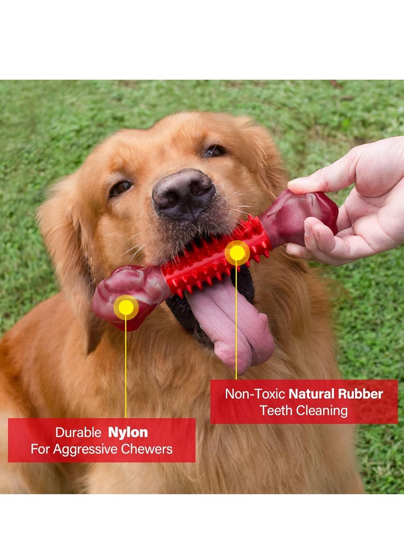 Generic - Tough Dog Toys for Aggressive Chewers Large Breed, Chew Toys, Durable Bones Made with Nylon and Rubber, Big Indestructible Toy, Medium Puppy Teething chew - Image 1