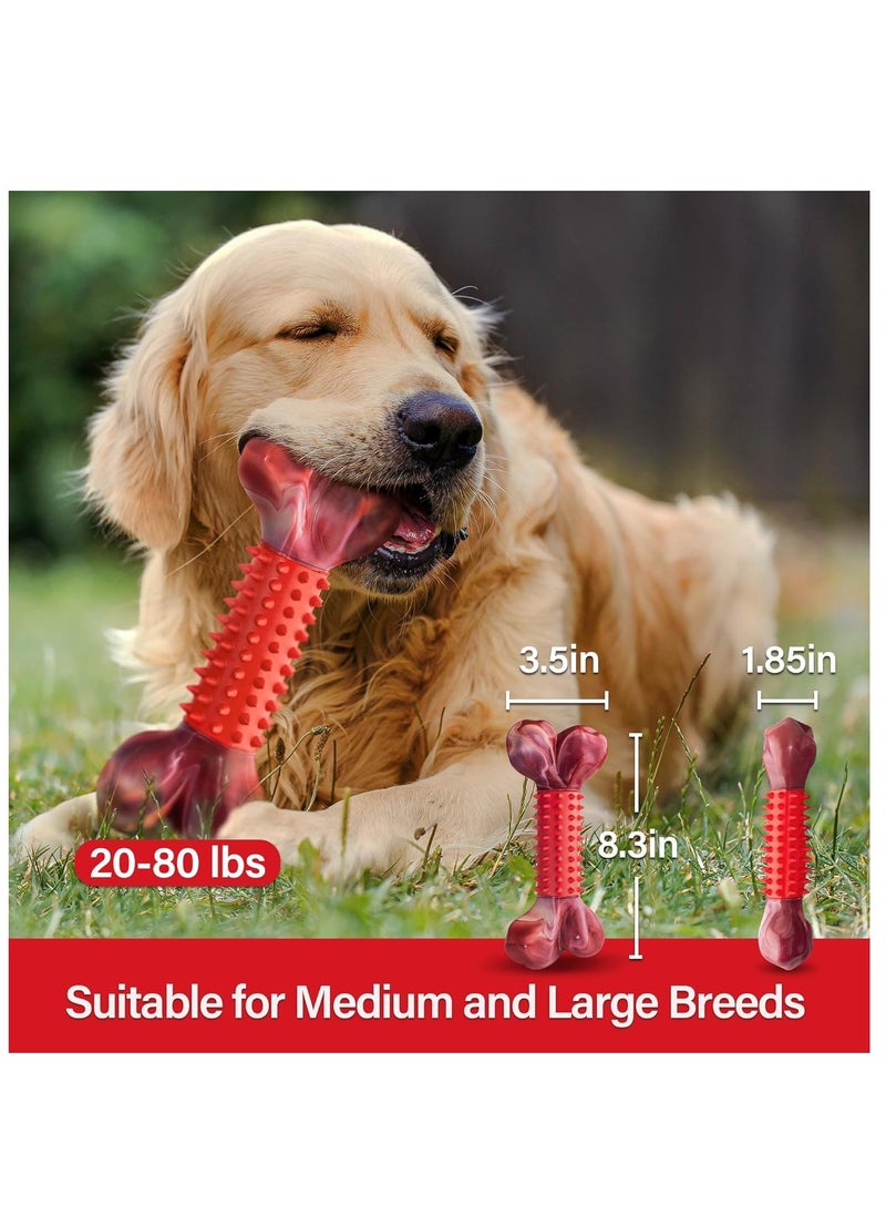 Generic - Tough Dog Toys for Aggressive Chewers Large Breed, Chew Toys, Durable Bones Made with Nylon and Rubber, Big Indestructible Toy, Medium Puppy Teething chew - Image 1