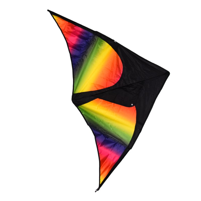 Triangle Kite: 150cm Wide x 75cm Long, Tear-Resistant 210T Polyester - Brightly Colored, Portable Folding Design Kite for All Ages, Beach, Garden & Outdoor Family Activities - Image 5