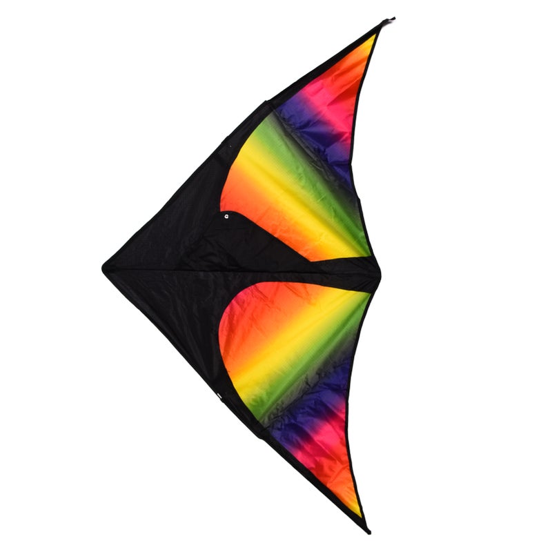 Triangle Kite: 150cm Wide x 75cm Long, Tear-Resistant 210T Polyester - Brightly Colored, Portable Folding Design Kite for All Ages, Beach, Garden & Outdoor Family Activities - Image 4
