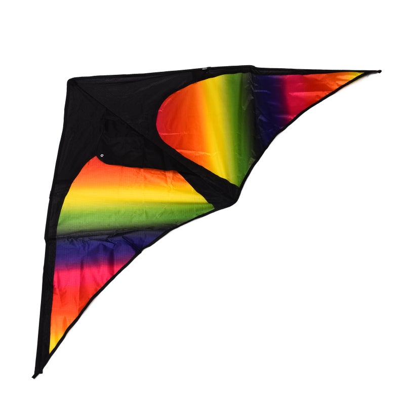 Triangle Kite: 150cm Wide x 75cm Long, Tear-Resistant 210T Polyester - Brightly Colored, Portable Folding Design Kite for All Ages, Beach, Garden & Outdoor Family Activities - Image 3