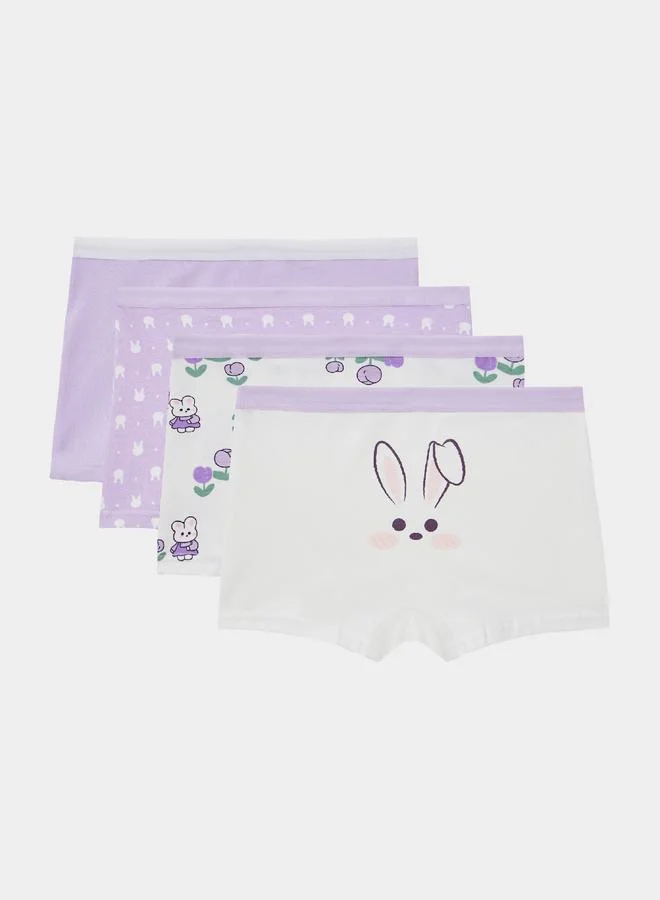 ستايلي Styli Pack of 4 - Printed Boxer Shorts