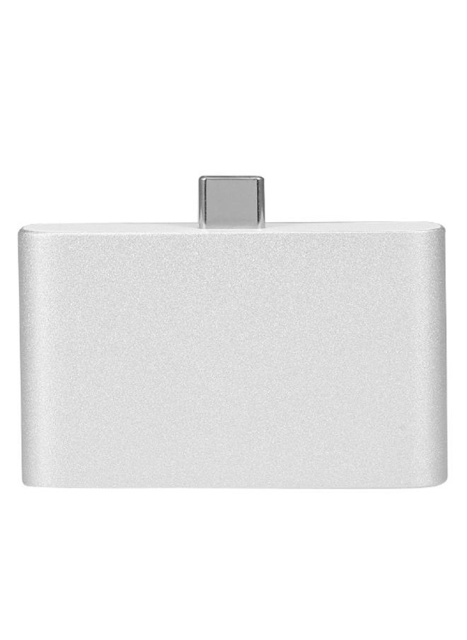 نيبمينينت - محول 5 في 1 بموزع Type-C وOTG USB 3.0 فضي - Image 1