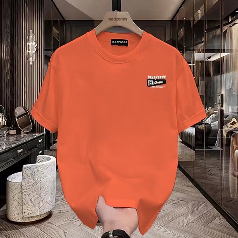 Korean Style 2024 Short-Sleeved T-Shirt Men'S Trendy Casual Half-Sleeved Top Loose Casual Trendy Brand T-Shirt - Image 1