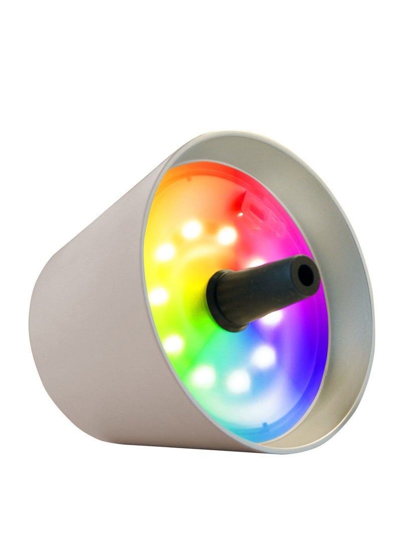 Sompex Top 2.0 Bottle Table Lamp (Matte Finish) | indoor & outdoor use | IP 44 Splashproof | 3 metallic colours | Stepless touch with dimmable and memory functions | 12.5x11 cm - Sand - Image 5