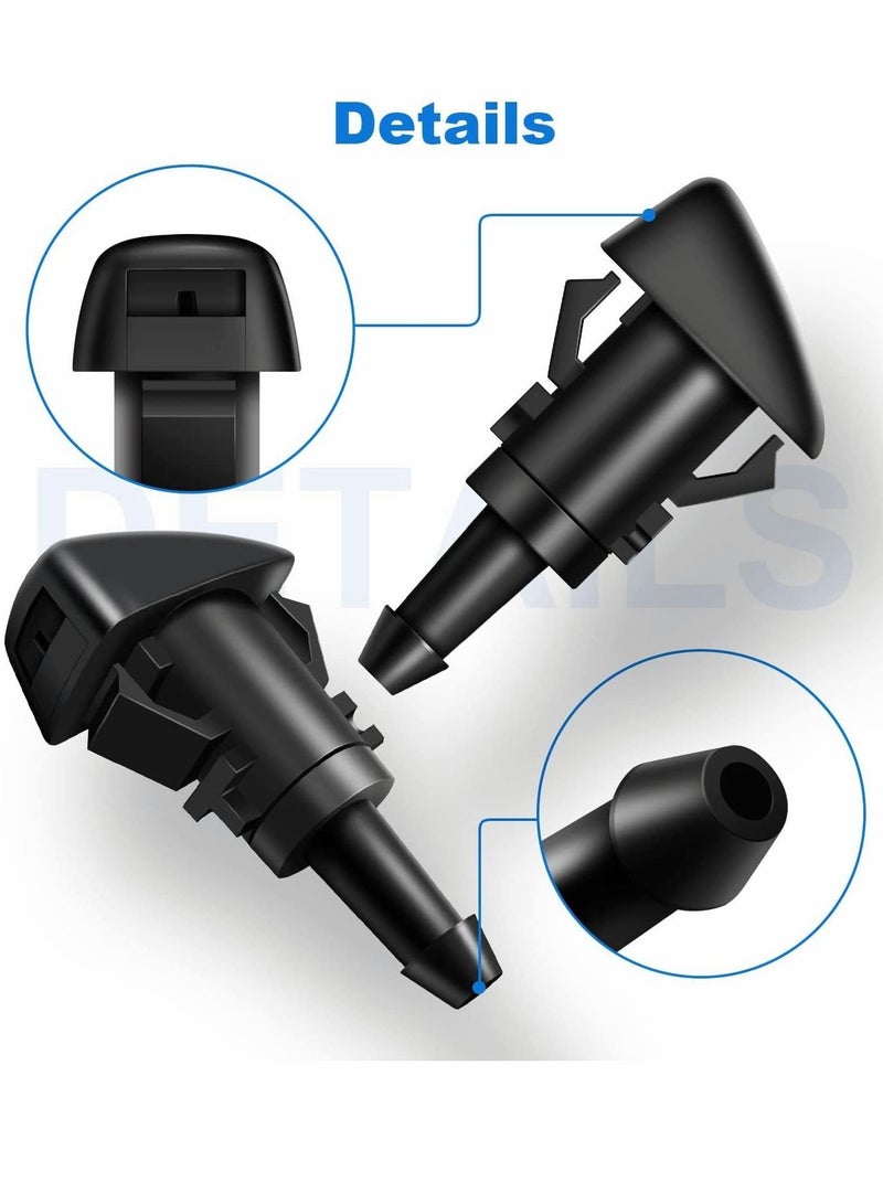 Y&D Windshield Wiper Nozzles, 2 Pack Premium Front Washer Nozzle Replacement for Chrysler/Dodge/Jeep/Ram, Spray Jet Kit Replaces  - Image 4