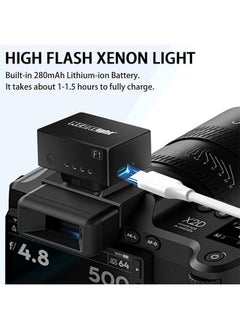 Generic F1 Mini Camera Flash Camera Flash Speedlite for Ricoh (GR3/GR3X,etc.) Nikon/Canon/Fuji,Digital Film Cameras,Mini hot Shoe Flash for DSLR Camera（Not Compatible for Sony ZV-1F.  - Image 4