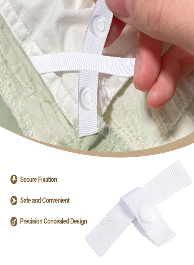 KIBBEH 8 Pack Duvet Snap Clips, Duvet Fasteners, Fastens Comforter Inside Cover to Stay in Place, Keeps Duvet Cover Fixed - Image 3