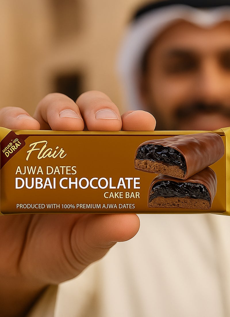 Flair Dubai Chocolate Ajwa Dates Cake Bar 55g - Image 5