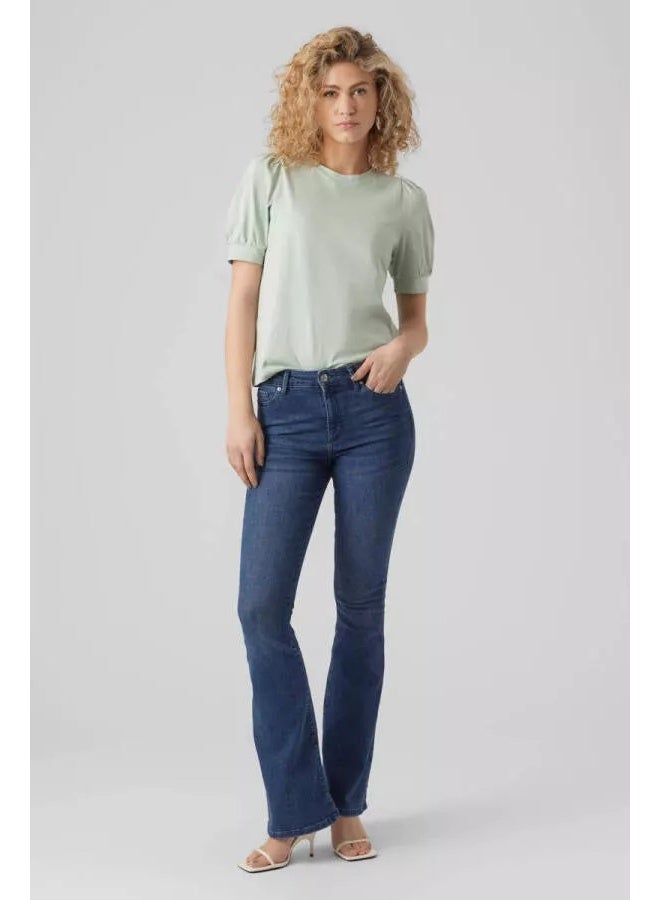 VERO MODA AWKERRY 2/4 O-NECK TOP NOOS  - Image 1