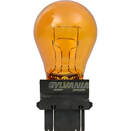 SYLVANIA 3157NA Long Life Mini Bulb - Amber Automotive Light Bulb - Car Signal Light Bulb Ideal for Parking, Side Marker & Turn Signal Applications - 2 Bulbs - Image 2