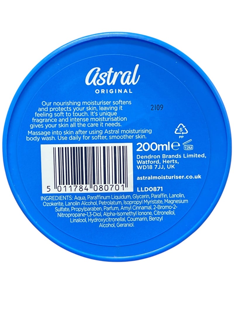 ASTRAL Face & Body Original Moisturising Cream 200ml  - Image 2